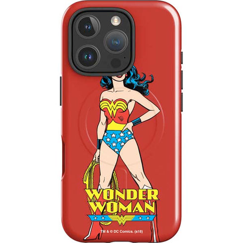 DC Comics Wonder Woman Portrait iPhone 16 Pro Magsafe Impact Case