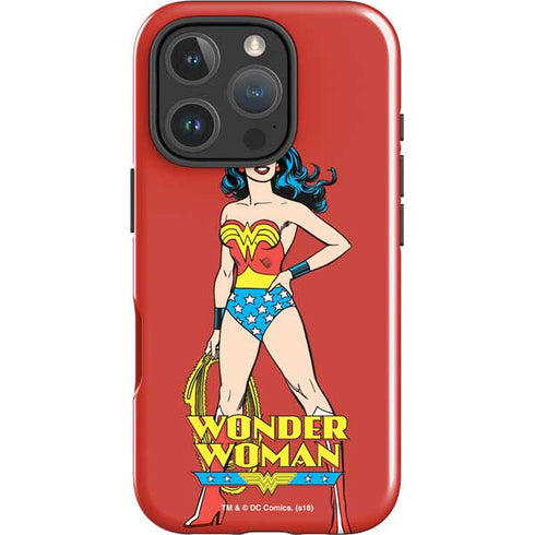 DC Comics Wonder Woman Portrait iPhone 16 Pro Max Impact Case