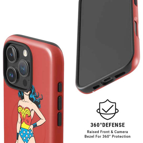 DC Comics Wonder Woman Portrait iPhone 16 Pro Max Magsafe Impact Case