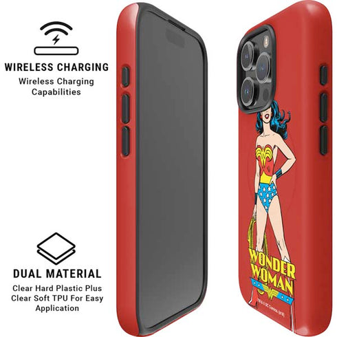 DC Comics Wonder Woman Portrait iPhone 16 Pro Max Magsafe Impact Case