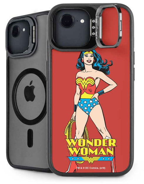 DC Comics Wonder Woman Portrait iPhone 16e Kickstand Case