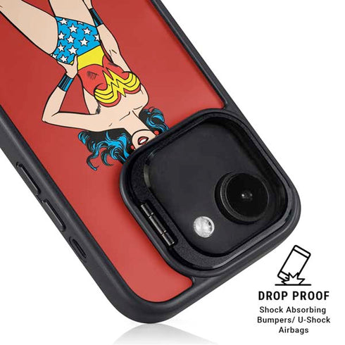 DC Comics Wonder Woman Portrait iPhone 16e Kickstand Case
