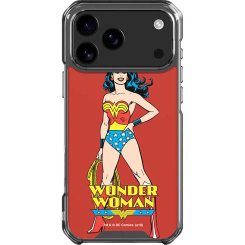 DC Comics Wonder Woman Portrait iPhone 18 Pro Max Clear Case