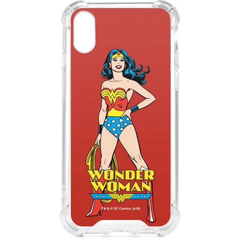 DC Comics Wonder Woman Portrait iPhone XS Clear Case