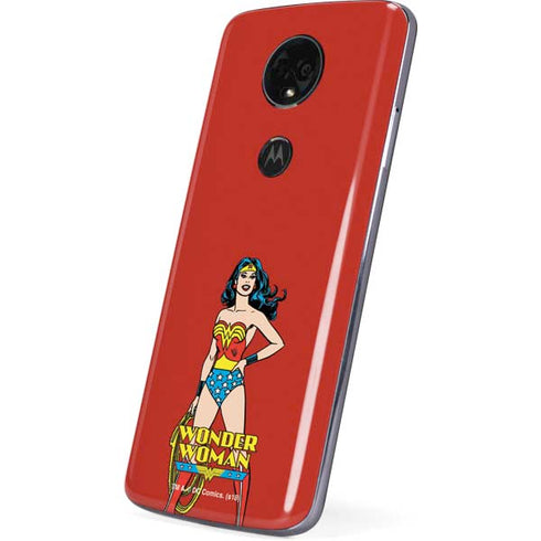 DC Comics Wonder Woman Portrait Moto E5 Plus Skin