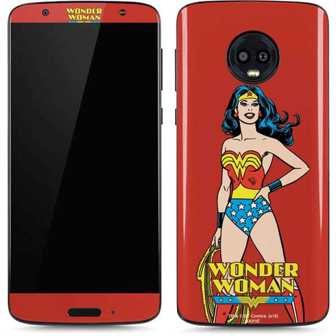 DC Comics Wonder Woman Portrait Moto G6 Skin