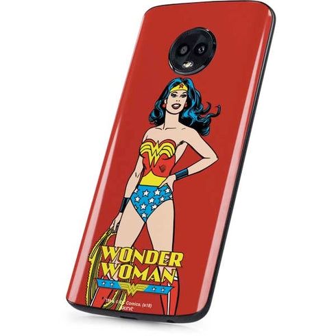 DC Comics Wonder Woman Portrait Moto G6 Skin