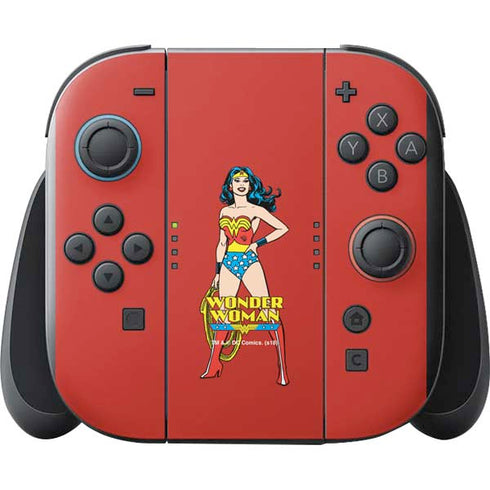 DC Comics Wonder Woman Portrait Nintendo Switch 2 (2025) with Joy-Con Skin
