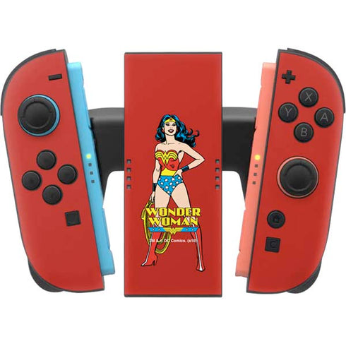 DC Comics Wonder Woman Portrait Nintendo Switch 2 (2025) Joy-Con Controller Skin