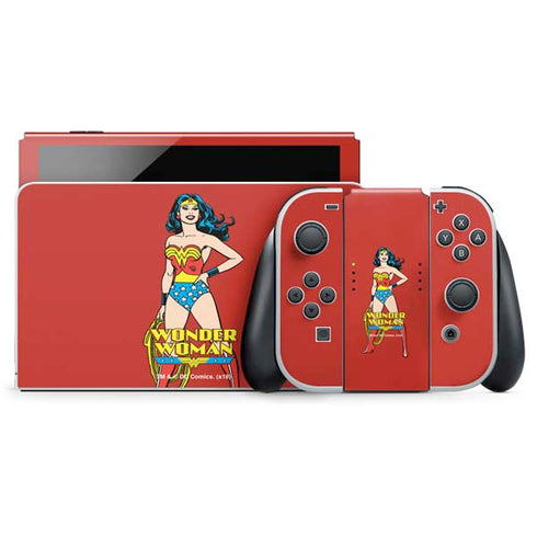 DC Comics Wonder Woman Portrait Nintendo Skins