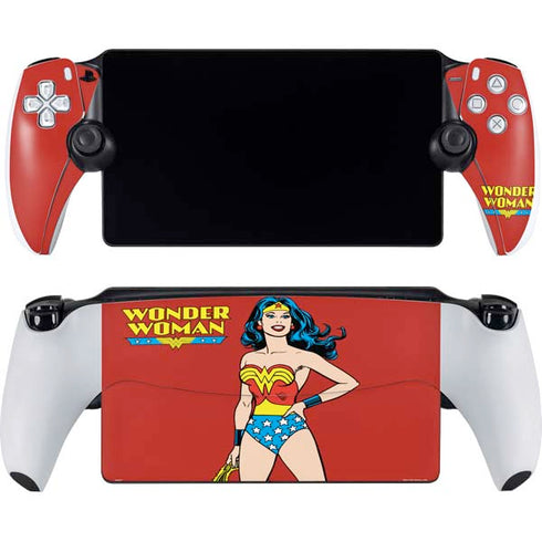 DC Comics Wonder Woman Portrait PlayStation Portal Remote Player Skin