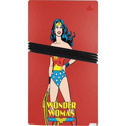 DC Comics Wonder Woman Portrait PS5 Pro Bundle Skin