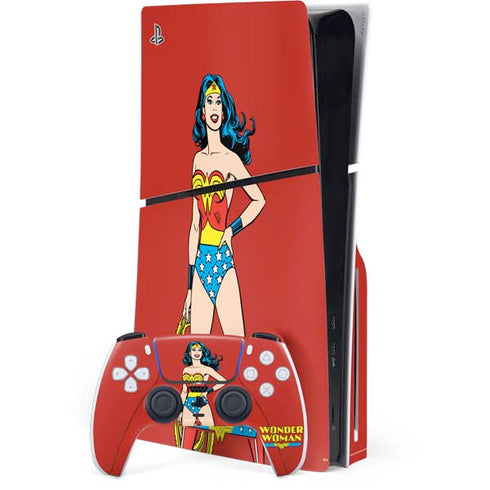 DC Comics Wonder Woman Portrait PlayStation PS5 Skins