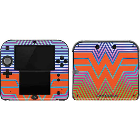 Wonder Woman 1984 (2020) Rainbow Chevron Logo Nintendo Skins