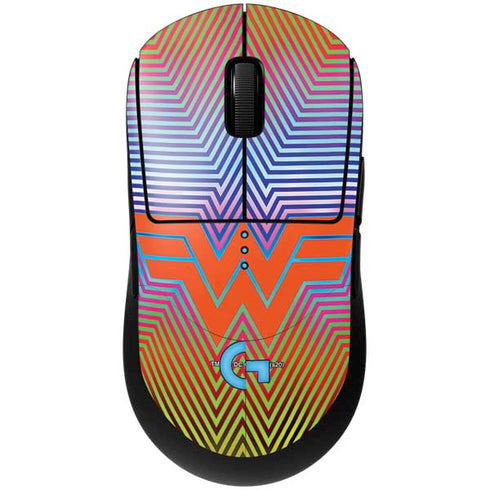Wonder Woman 1984 (2020) Rainbow Chevron Logo G Pro Wireless Gaming Mouse Skin