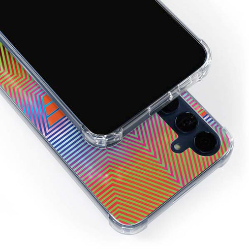 Wonder Woman 1984 (2020) Rainbow Chevron Logo Galaxy A55 5G Clear Case