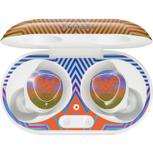 Wonder Woman 1984 (2020) Rainbow Chevron Logo Galaxy Buds Plus Skin