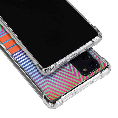 Wonder Woman 1984 (2020) Rainbow Chevron Logo Galaxy Note20 5G Clear Case
