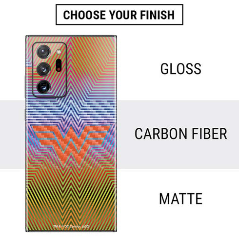 Wonder Woman 1984 (2020) Rainbow Chevron Logo Galaxy Note20 Ultra 5G Skin