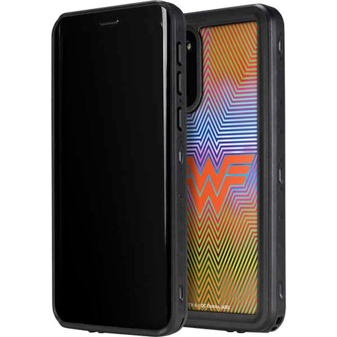 Wonder Woman 1984 (2020) Rainbow Chevron Logo Galaxy S20 Waterproof Case