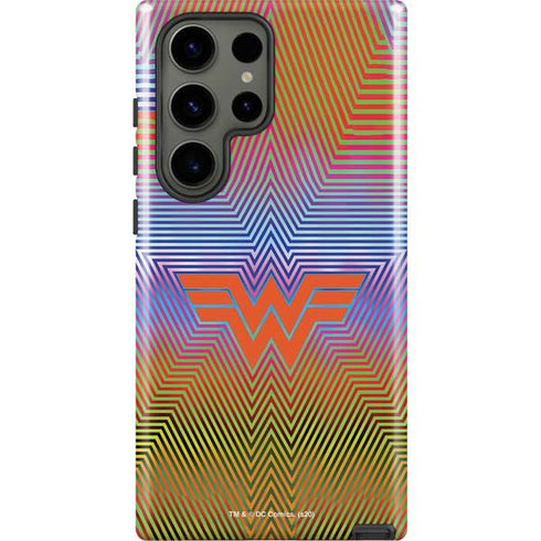 Wonder Woman 1984 (2020) Rainbow Chevron Logo Galaxy S23 Ultra Pro Case