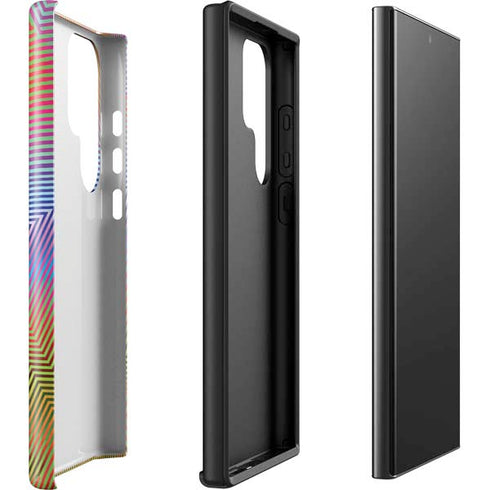 Wonder Woman 1984 (2020) Rainbow Chevron Logo Galaxy S23 Ultra Pro Case