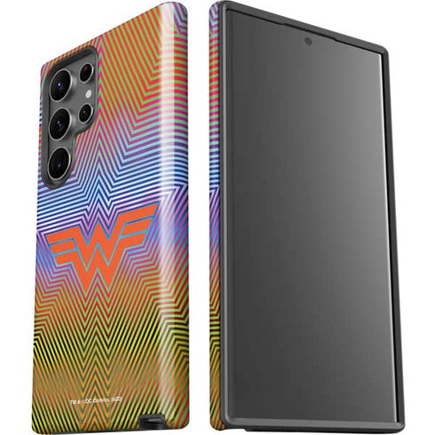 Wonder Woman 1984 (2020) Rainbow Chevron Logo Galaxy S23 Ultra Pro Case