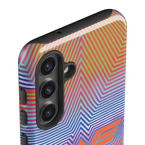 Wonder Woman 1984 (2020) Rainbow Chevron Logo Galaxy S25 Impact Case