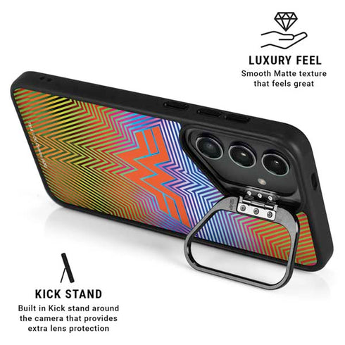 Wonder Woman 1984 (2020) Rainbow Chevron Logo Galaxy S24 Kickstand Case