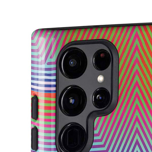 Wonder Woman 1984 (2020) Rainbow Chevron Logo Galaxy S25 Ultra Impact Case