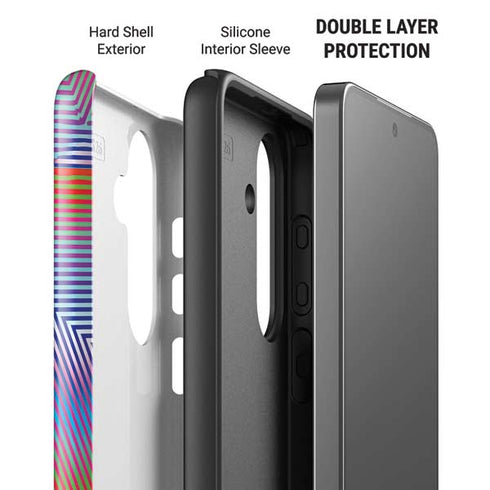 Wonder Woman 1984 (2020) Rainbow Chevron Logo Galaxy S26 Impact Case