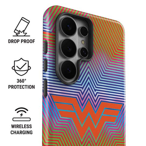 Wonder Woman 1984 (2020) Rainbow Chevron Logo Galaxy S26 Ultra Impact Case