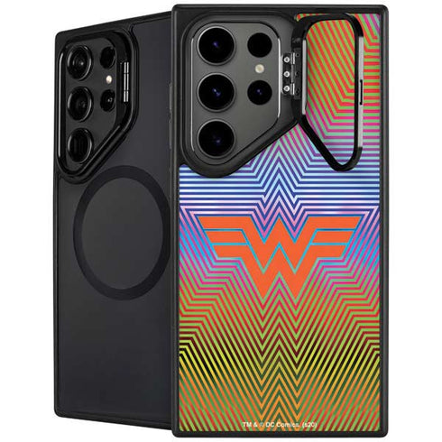 Wonder Woman 1984 (2020) Rainbow Chevron Logo Galaxy S26 Ultra Kickstand Case