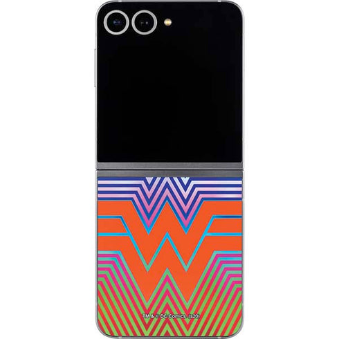Wonder Woman 1984 (2020) Rainbow Chevron Logo Galaxy Z Flip6 Skin