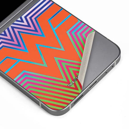 Wonder Woman 1984 (2020) Rainbow Chevron Logo Galaxy Z Flip6 Skin