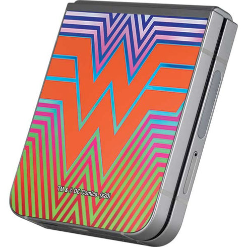 Wonder Woman 1984 (2020) Rainbow Chevron Logo Galaxy Z Flip6 Skin