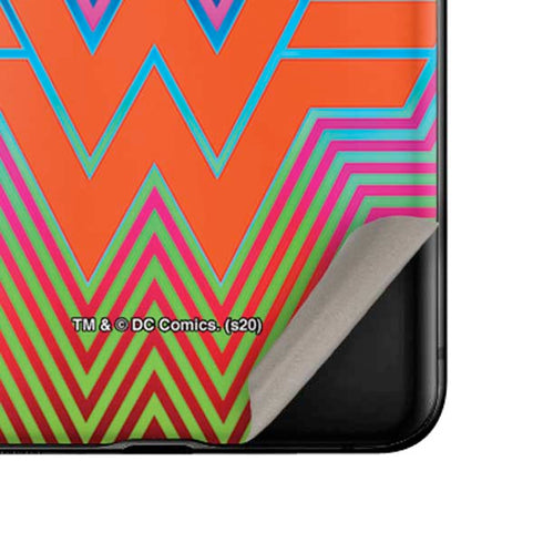 Wonder Woman 1984 (2020) Rainbow Chevron Logo Galaxy Z Flip Skin