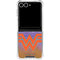 Wonder Woman 1984 (2020) Rainbow Chevron Logo Galaxy Z Flip7 Clear Case