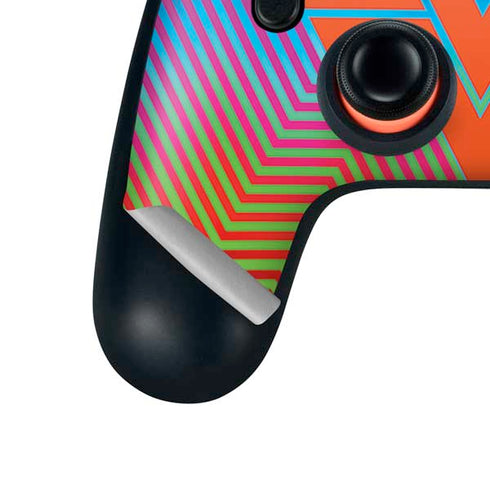Wonder Woman 1984 (2020) Rainbow Chevron Logo Google Stadia Controller Skin