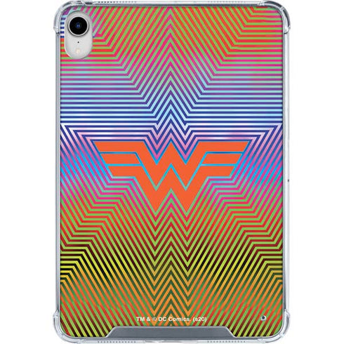 Wonder Woman 1984 (2020) Rainbow Chevron Logo iPad 11th Gen (2025) Clear Case