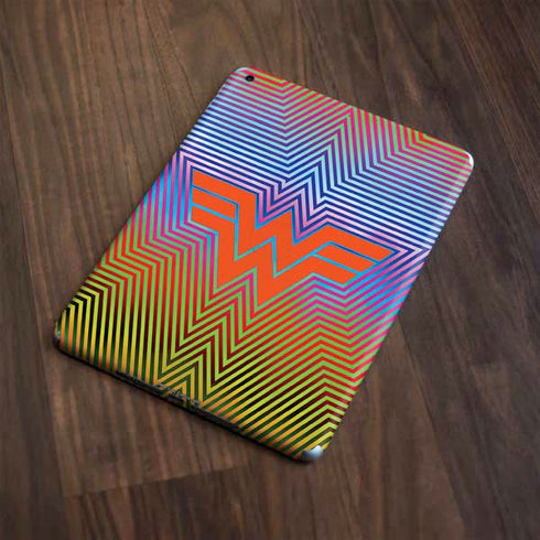 Wonder Woman 1984 (2020) Rainbow Chevron Logo Apple iPad Skin