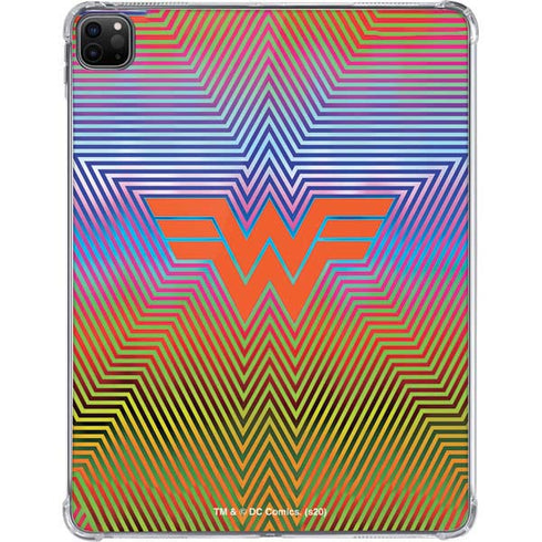 Wonder Woman 1984 (2020) Rainbow Chevron Logo iPad Pro 11in (2024) Clear Case