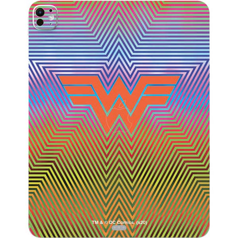 Wonder Woman 1984 (2020) Rainbow Chevron Logo iPad Pro 13in M4 (2024) Skin