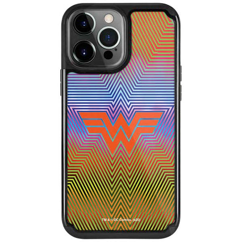 Wonder Woman 1984 (2020) Rainbow Chevron Logo iPhone Cases