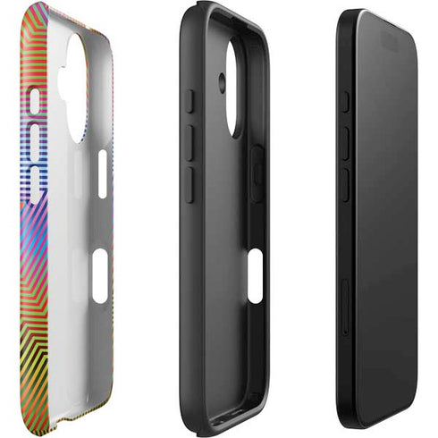 Wonder Woman 1984 (2020) Rainbow Chevron Logo iPhone 16 Impact Case