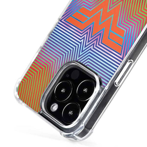Wonder Woman 1984 (2020) Rainbow Chevron Logo iPhone 16 Pro MagSafe Case