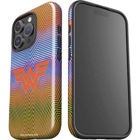 Wonder Woman 1984 (2020) Rainbow Chevron Logo iPhone 16 Pro Max Impact Case