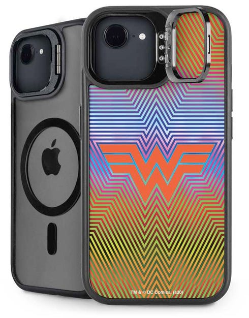 Wonder Woman 1984 (2020) Rainbow Chevron Logo iPhone 16e Kickstand Case