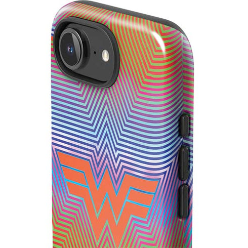 Wonder Woman 1984 (2020) Rainbow Chevron Logo iPhone 16e Impact Case