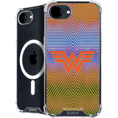 Wonder Woman 1984 (2020) Rainbow Chevron Logo iPhone 16e MagSafe Case